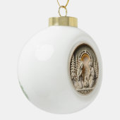 Nativity Christmas Ornament – Holy Family 2 セラミックボールオーナメント (左)