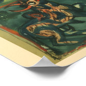NATIVITY CHRISTMAS PARCHMENT ,ADORATION OF MAGI ポスター (角)