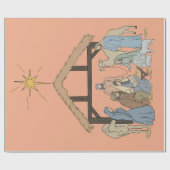 NATIVITY CHRISTMAS WRAPPING PAPER  ラッピングペーパー (フラット)