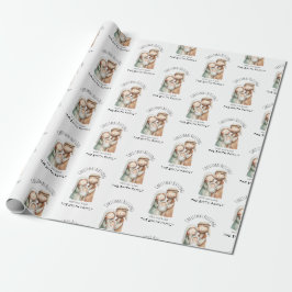 Nativity Christmas Wrapping Paper - Christian Gift ラッピングペーパー
