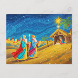Nativity Epiphany Three Kings Christmas シーズンポストカード