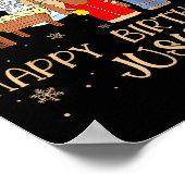 Nativity Happy Birthday Jesus Christmas Nativity C ポスター (角)