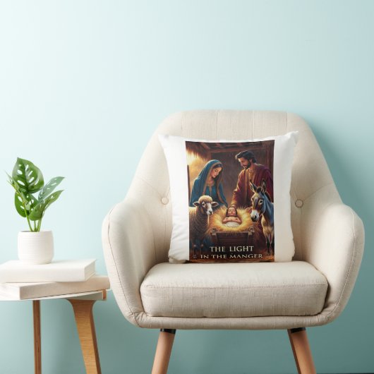 Nativity Manger T-Shirt クッション (椅子)