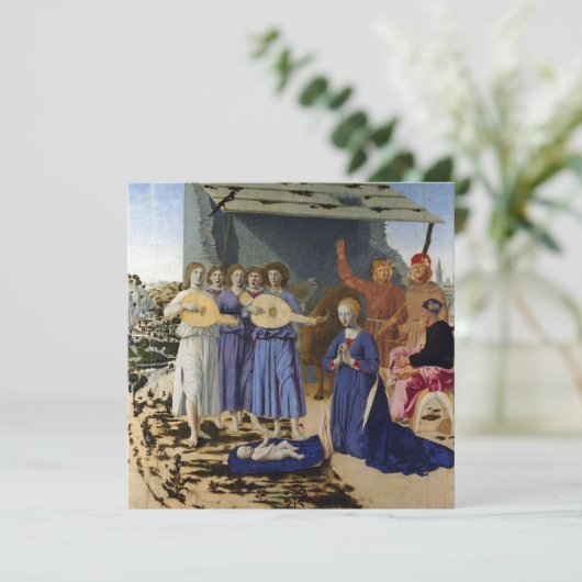 NATIVITY OF JESUS, ANGELS by PIERO DELLA FRANCESCA (スタンド正面)