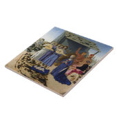 NATIVITY OF JESUS, ANGELS by PIERO DELLA FRANCESCA タイル (側面)