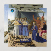 NATIVITY OF JESUS, ANGELS by PIERO DELLA FRANCESCA 招待状 (正面/裏面)