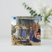 NATIVITY OF JESUS, ANGELS by PIERO DELLA FRANCESCA 招待状 (スタンド正面)
