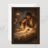 Nativity of Jesus Christ シーズンポストカード (正面/裏面)