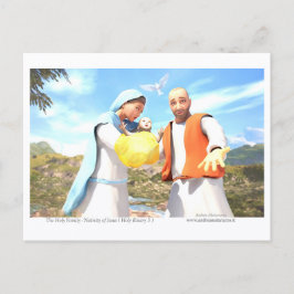 Nativity of Jesus - The Holy Family  ポストカード