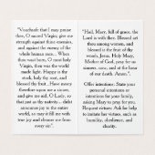 Nativity of the Blessed Virgin Mary Prayer Card (内部フラット)