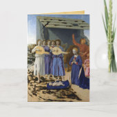 NATIVITY Old Irish Christmas Blessing Parchment  シーズンカード (正面)