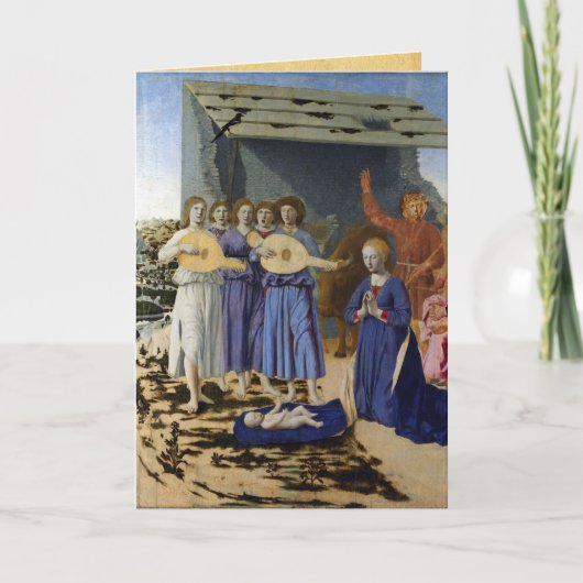 NATIVITY Old Irish Christmas Blessing Parchment  シーズンカード (正面)