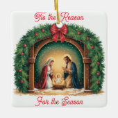 Nativity Ornament セラミックオーナメント (正面)