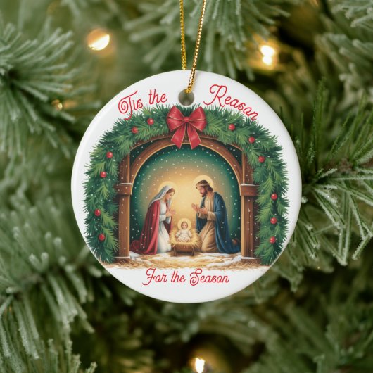 Nativity Ornament セラミックオーナメント (ツリー)