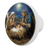 Nativity Scene セラミックノブ (右)