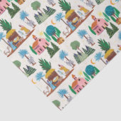 Nativity Scene Ecru Hand drawn Christmas 薄葉紙 (詳細)