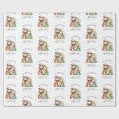 Nativity Scene Holiday Gift Wrap Christmas Paper ラッピングペーパー (フラット)