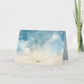 Nativity Scene Oh Holy Night Christmas Card シーズンカード (裏面)