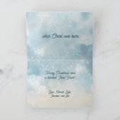 Nativity Scene Oh Holy Night Christmas Card シーズンカード (内部)