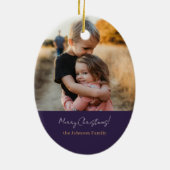 Nativity Scene Religious Family Photo Christmas セラミックオーナメント (裏面)