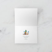 Nativity Scenen 2 Photos Christmas Greeting Card 招待状 (内部)