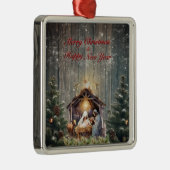 Nativity Serenity: Peaceful Christmas Wishes メタルオーナメント (右)
