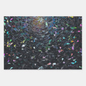 Nativity Stained Glass Art – Holy Family Christmas ラッピングペーパーシート (正面3)