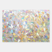 Nativity Stained Glass Art – Holy Family Christmas ラッピングペーパーシート (正面2)