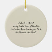 Nativity Stained Glass Mosaic | Holy Family セラミックオーナメント (裏面)