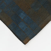 Nativity Stained Glass Mosaic | Holy Family  フリースブランケット (角)