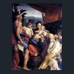 Nativity - The Day - Correggio - Renaissance ポスター<br><div class="desc">The Nativity (The Day) by Italian Renaissance painter Antonio da Correggio,  1525 - 28.  Oil on canvas.  Madonna and Child with Saint Jerome Mary Magdalen.  frontiernow.com</div>
