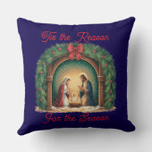 Nativity Throw Pillow クッション (裏面)