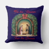 Nativity Throw Pillow クッション (正面)