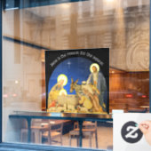 Nativity Window Cling ウィンドウサイン (カフェ窓)