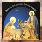 Nativity Window Cling ウィンドウサイン (シート2)