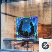 Nativity Window Cling ウィンドウサイン (カフェ窓)