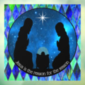 Nativity Window Cling ウィンドウサイン (シート3)
