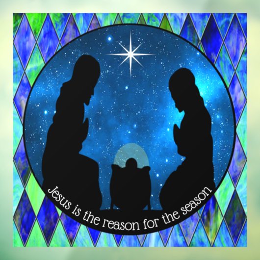 Nativity Window Cling ウィンドウサイン (シート3)