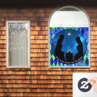 Nativity Window Cling ウィンドウサイン