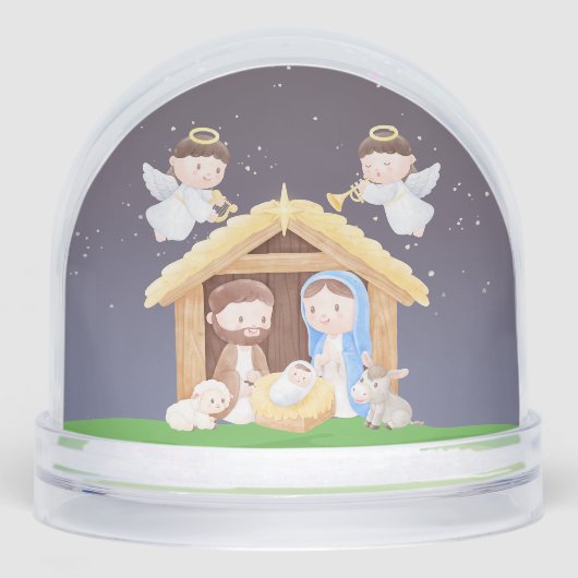 Nativity with Luke 2:11 Bible Verse (正面)