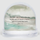 Nativity with Luke 2:11 Bible Verse (裏面)