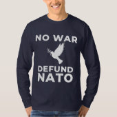 NATOに対する戦争放棄なし Tシャツ (正面)