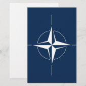 NATOの旗 便箋 (正面/裏面)