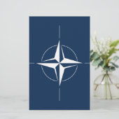 NATOの旗 便箋 (スタンド正面)
