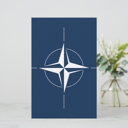 NATOの旗 便箋 (スタンド正面)
