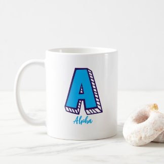 NATOフォネティックコード アルファベットA マグカップ