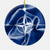 NATO国旗のクリスマスオーナメント セラミックオーナメント (裏面)