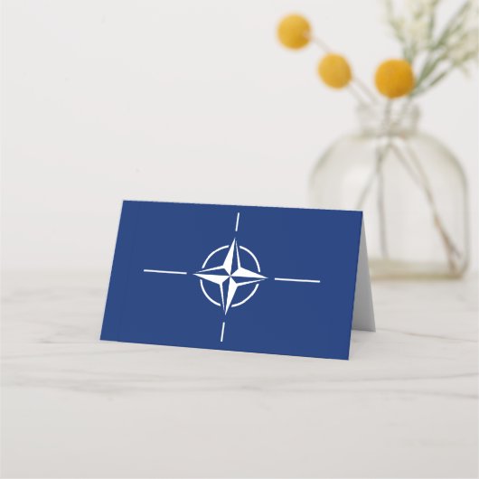 NATO国旗 プレイスカード (正面)