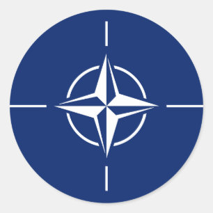 NATO国旗 ラウンドシール