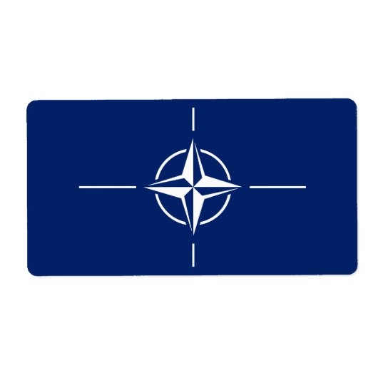 NATO国旗 ラベル (正面)